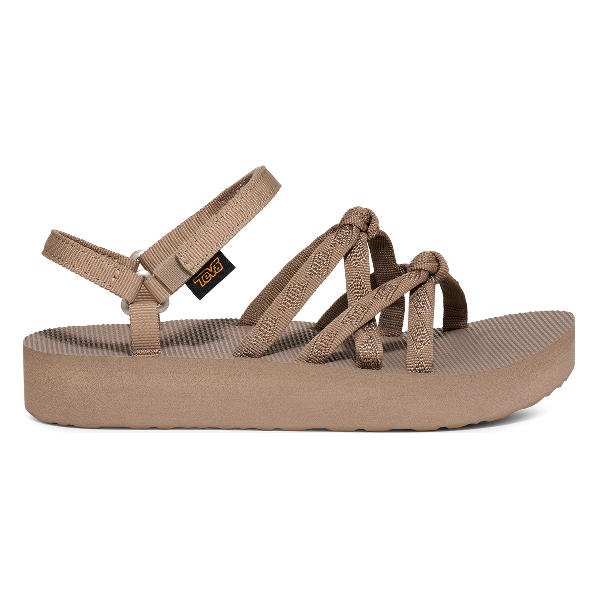 Teva Midform Kena Slim women's sandal in Dune, side view