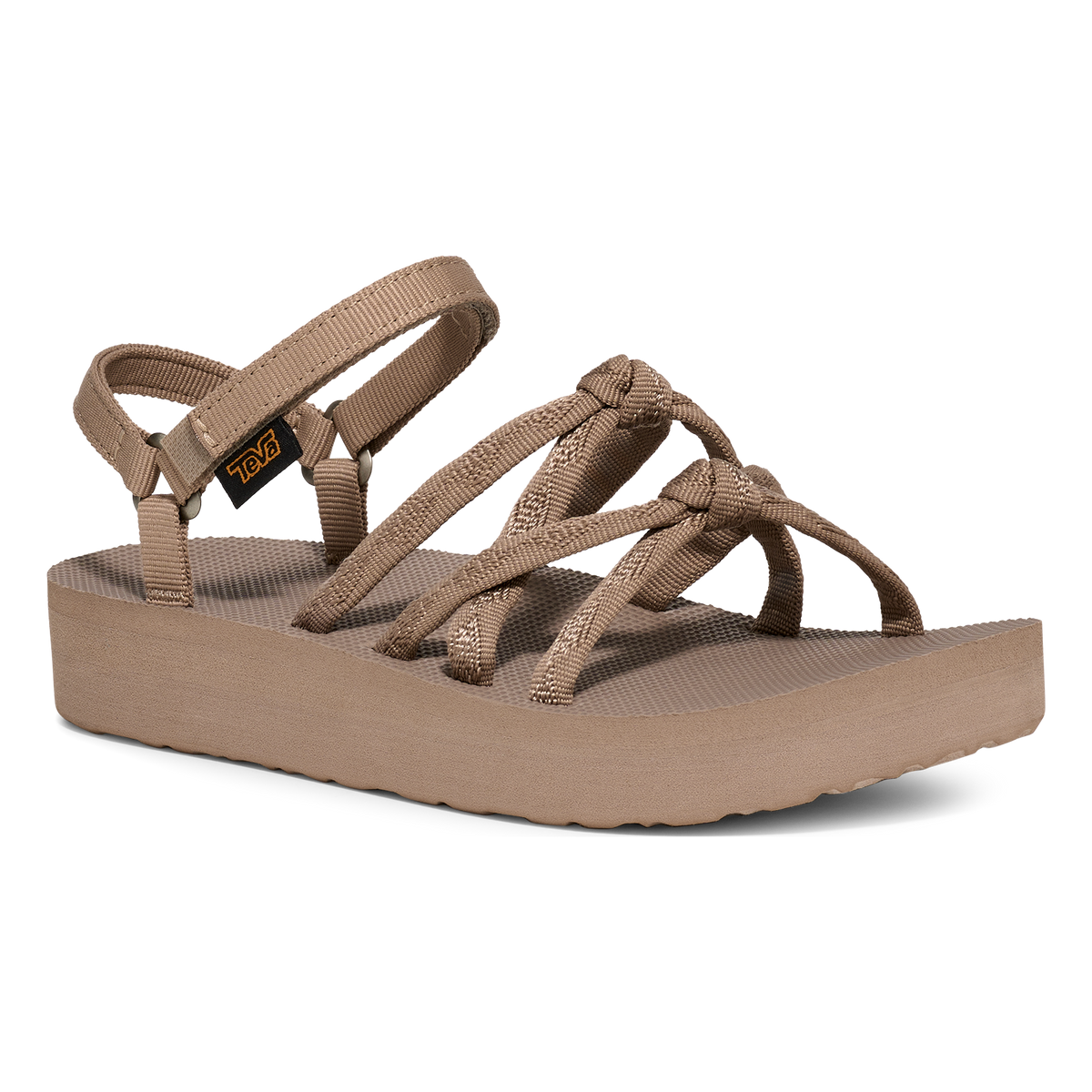 Teva Midform Kena Slim women's sandal in Dune, angle view