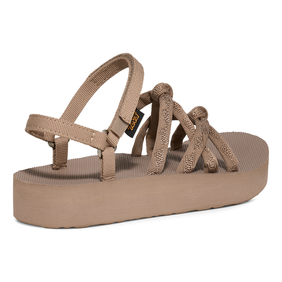 Teva Midform Kena Slim women's sandal in Dune, back angle