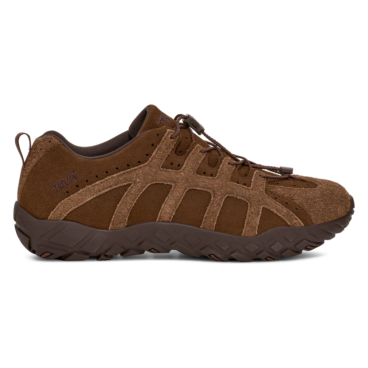 Teva NeoGamma Leather men's sneaker in Brown, side view