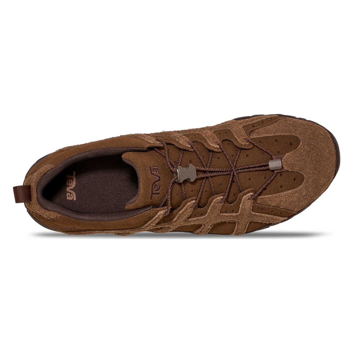 Teva NeoGamma Leather men's sneaker in Brown, top view