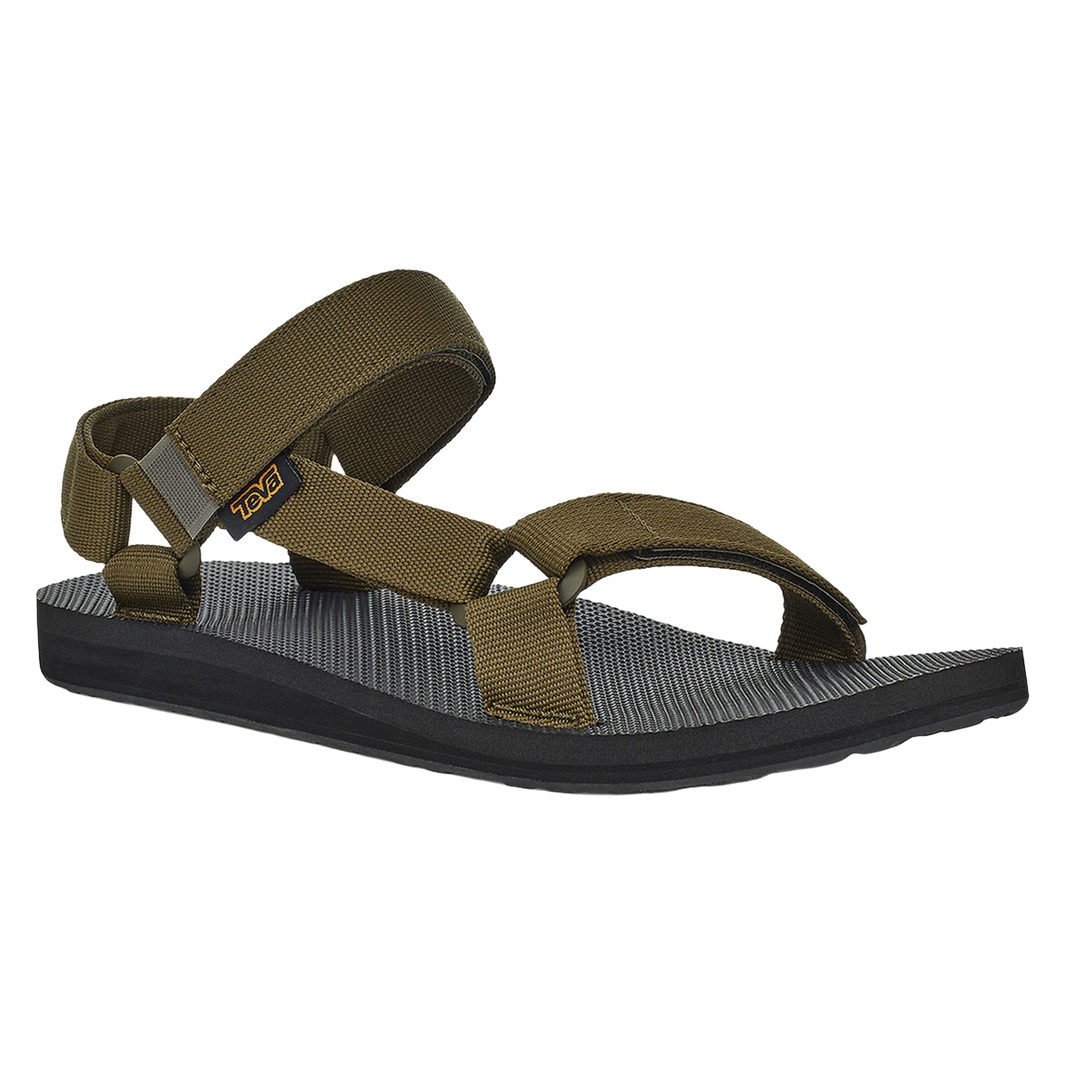 Teva Original Universal men's sandal in Dark Olive, angle view