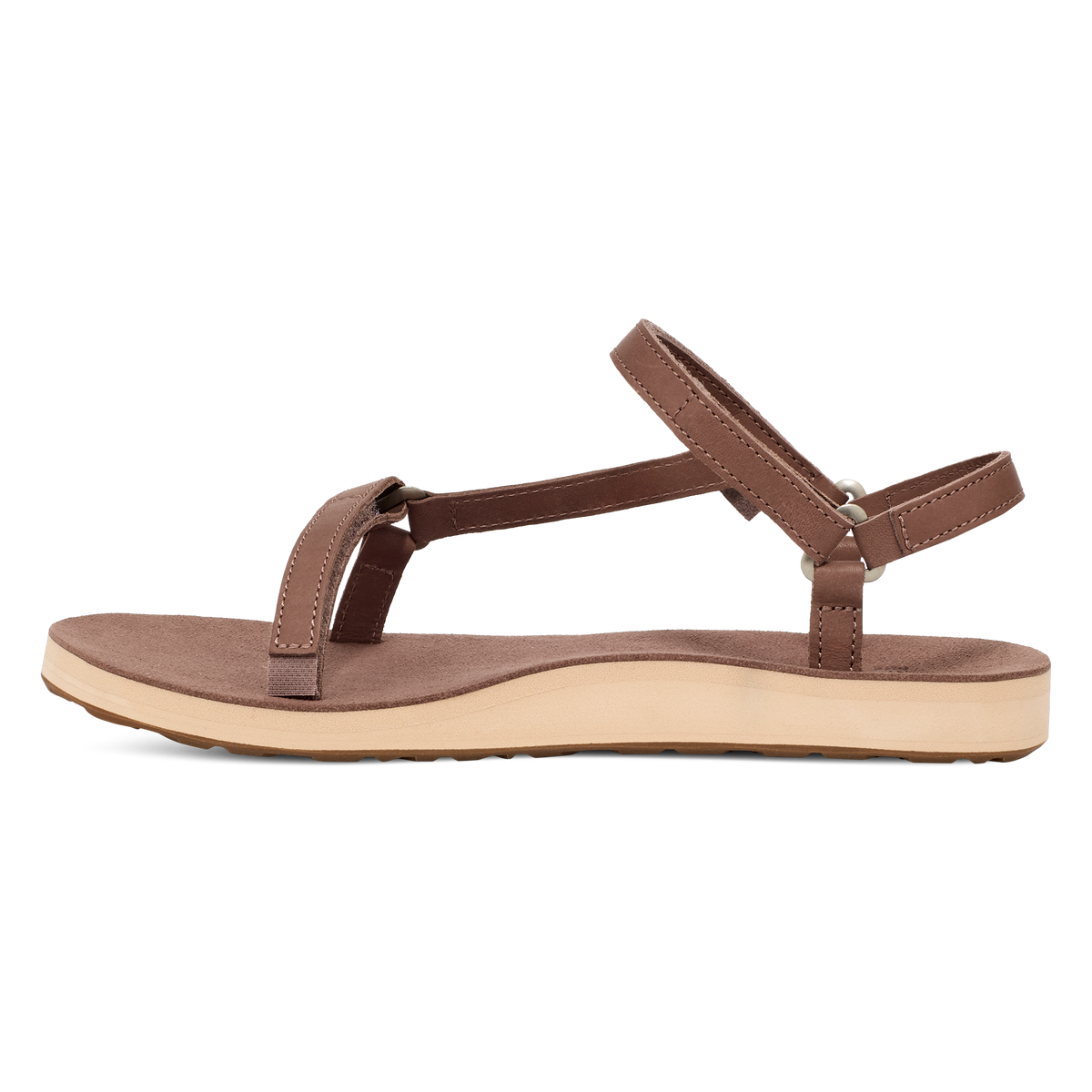 Teva Original Universal Slim Leather women's sandal in Acorn, inside view
