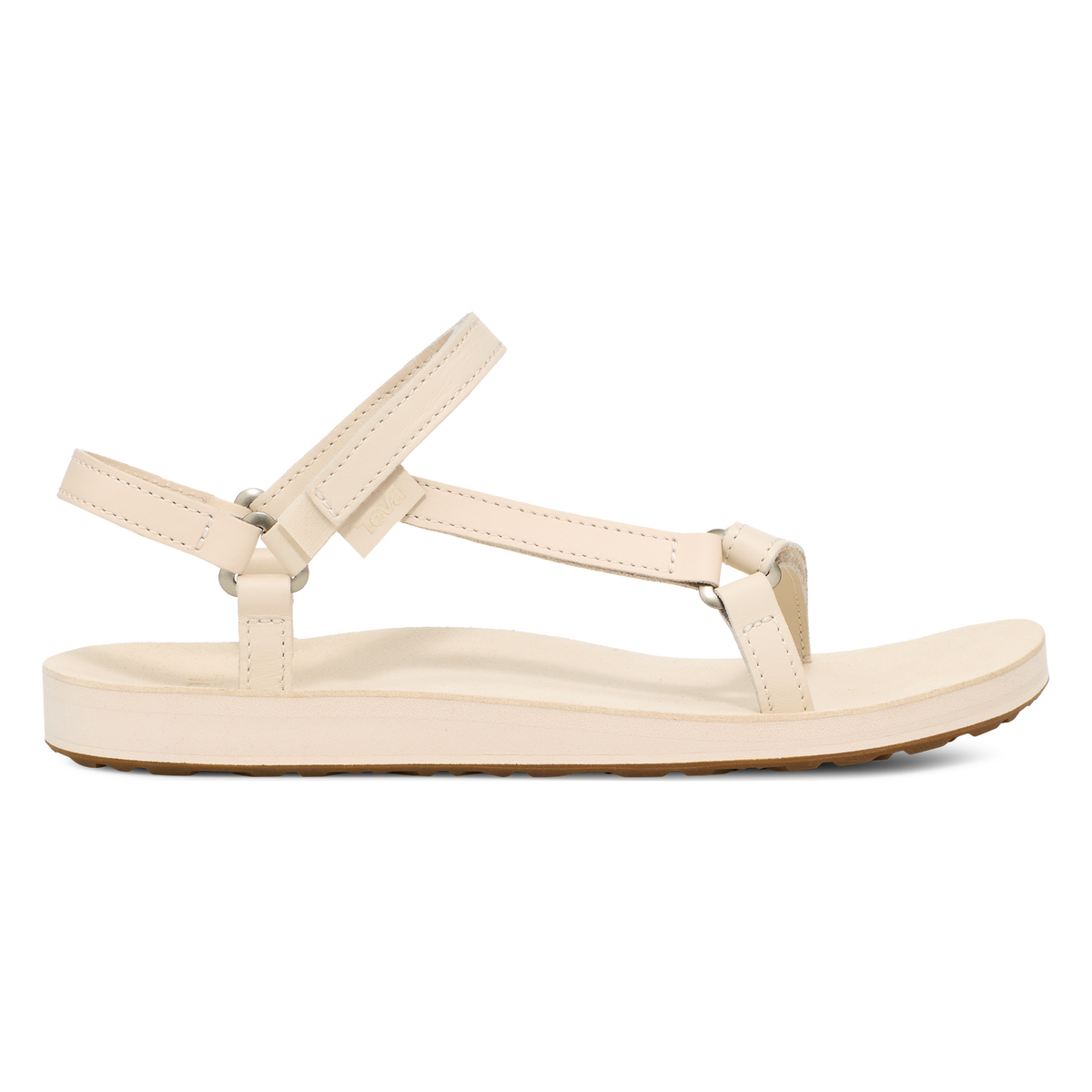 Teva Original Universal Slim Leather women's sandal in Birch, side view