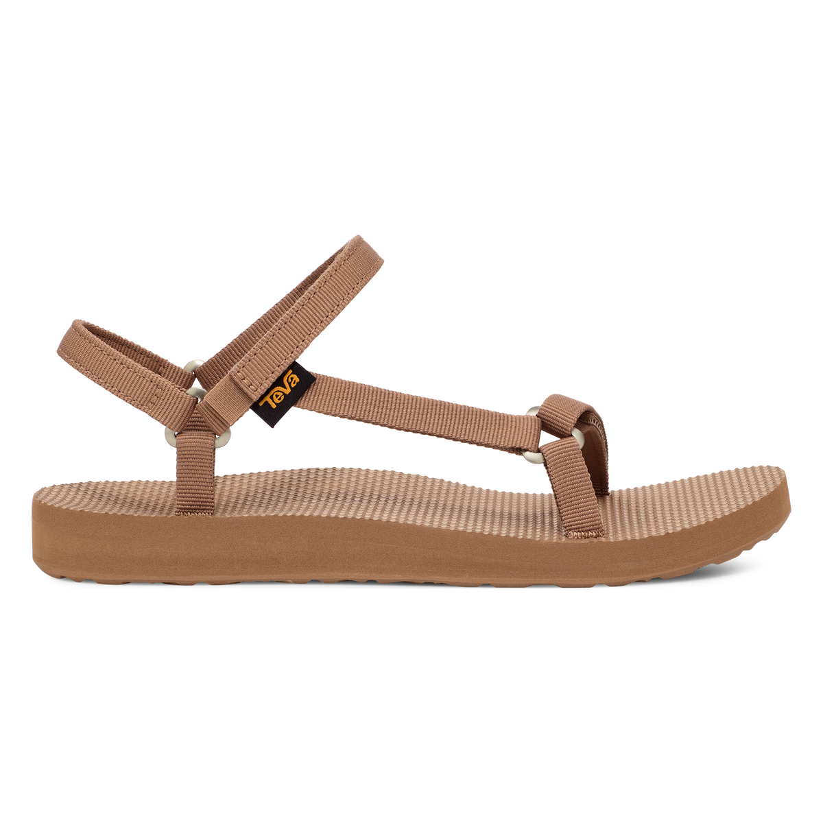 Teva Original Universal Slim women's sandal in Tigers Eye, side view