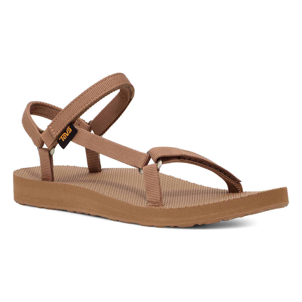 Teva Original Universal Slim women's sandal in Tigers Eye, angle view