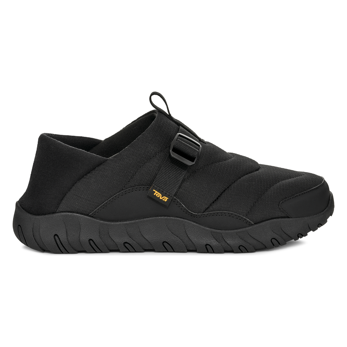 Teva ReEmber Camp men's slip-on shoe in Black, side view