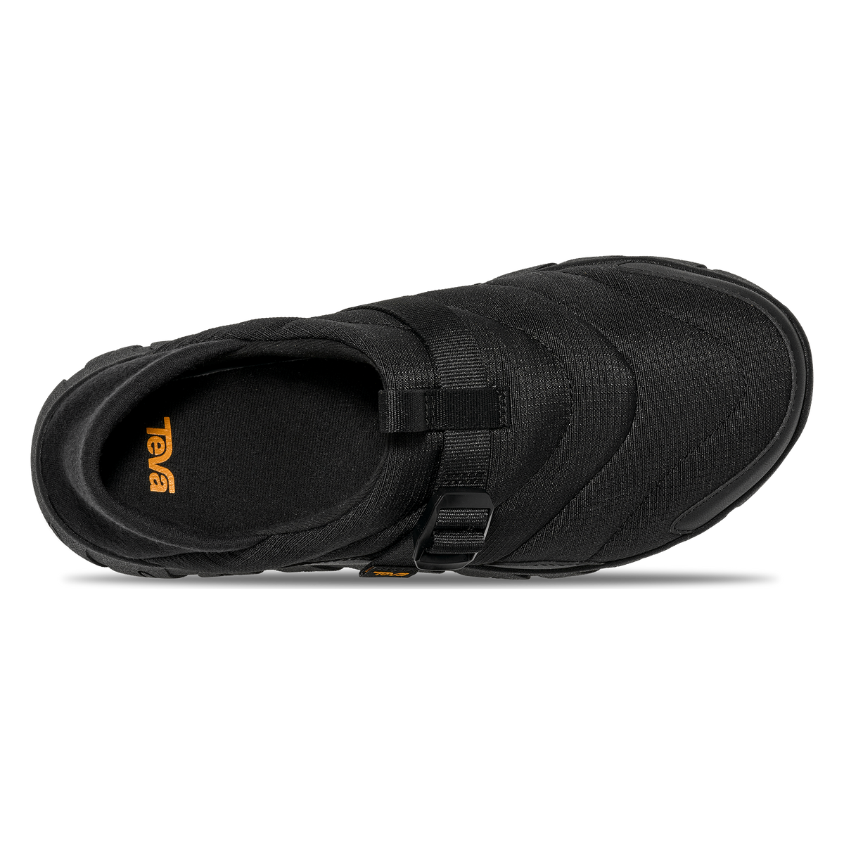 Teva ReEmber Camp men's slip-on shoe in Black, top view