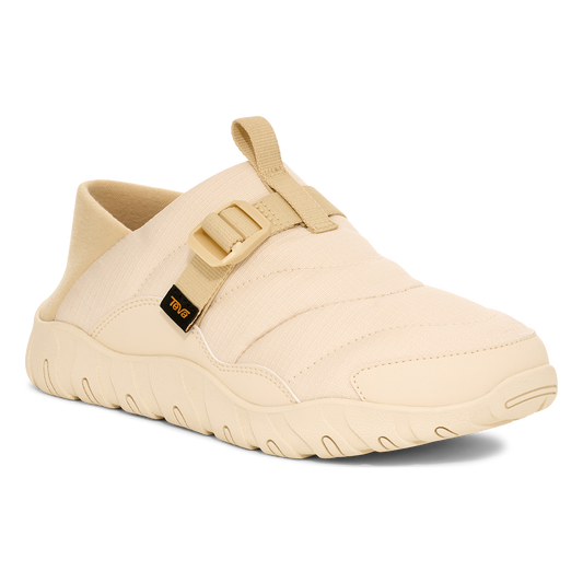 Teva ReEmber Camp women's slip-on shoe in Cloud Cream, angle view