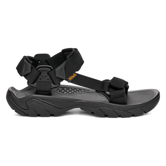 Teva Terra Fi 5 Universal men's hiking sandal in Black, side view