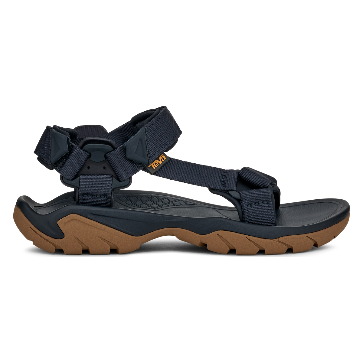 Teva Terra Fi 5 Universal men's hiking sandal in Total Eclipse, side view