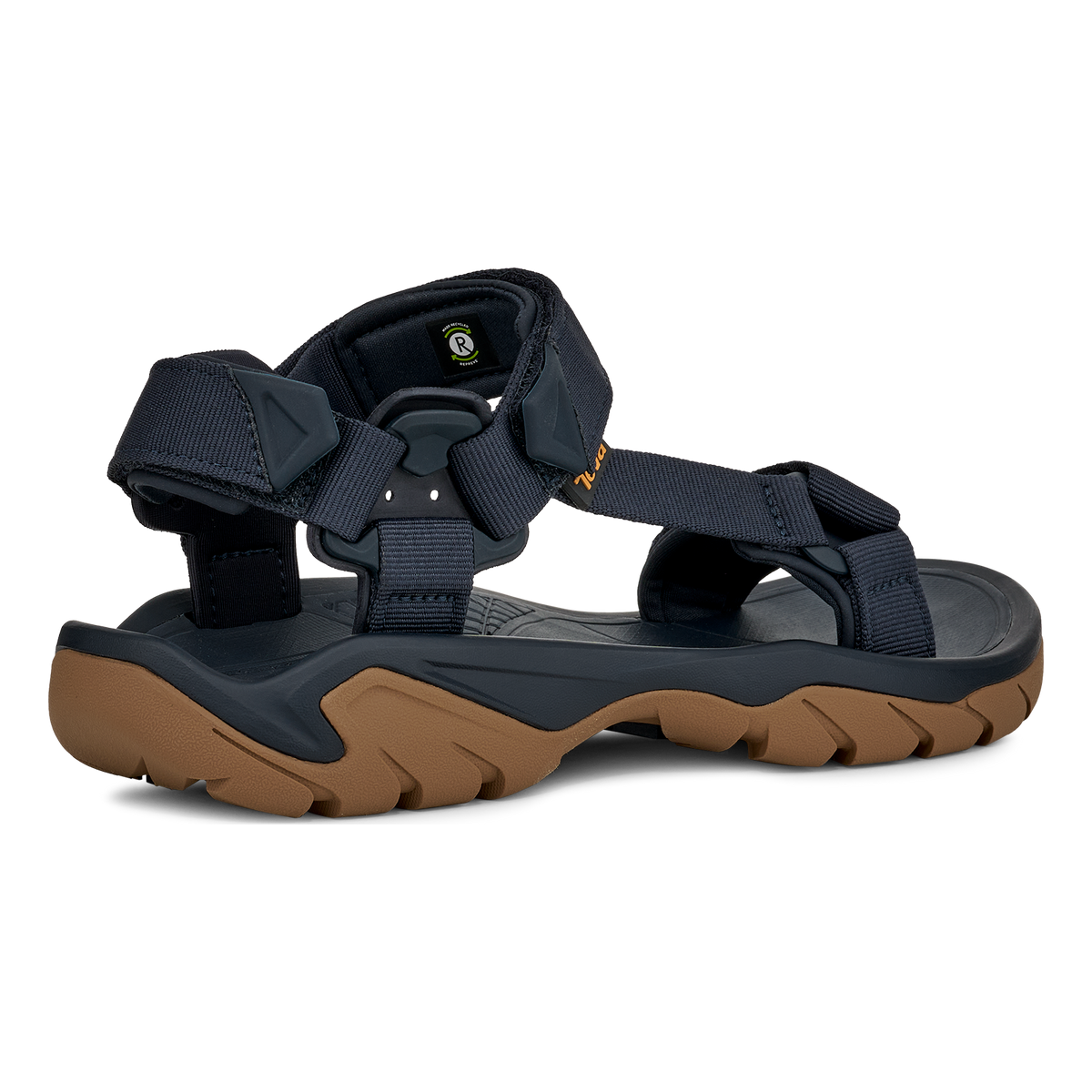 Teva Terra Fi 5 Universal men's hiking sandal in Total Eclipse, back angle