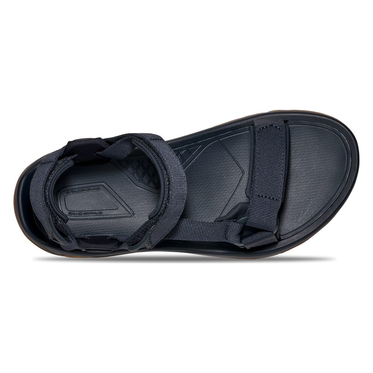 Teva Terra Fi 5 Universal men's hiking sandal in Total Eclipse, top view