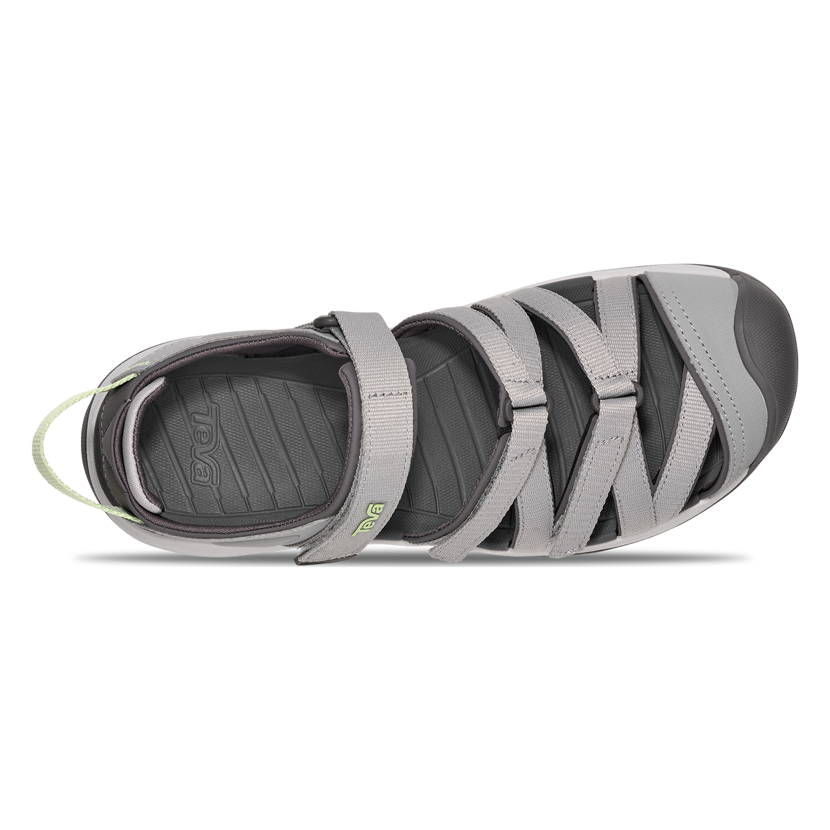 Teva Tirra Sport CT women's closed-toe sandal in Drizzle, top view