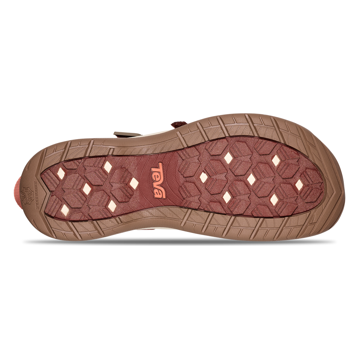 Teva Tirra Sport CT women's closed-toe sandal in Mahogany, sole