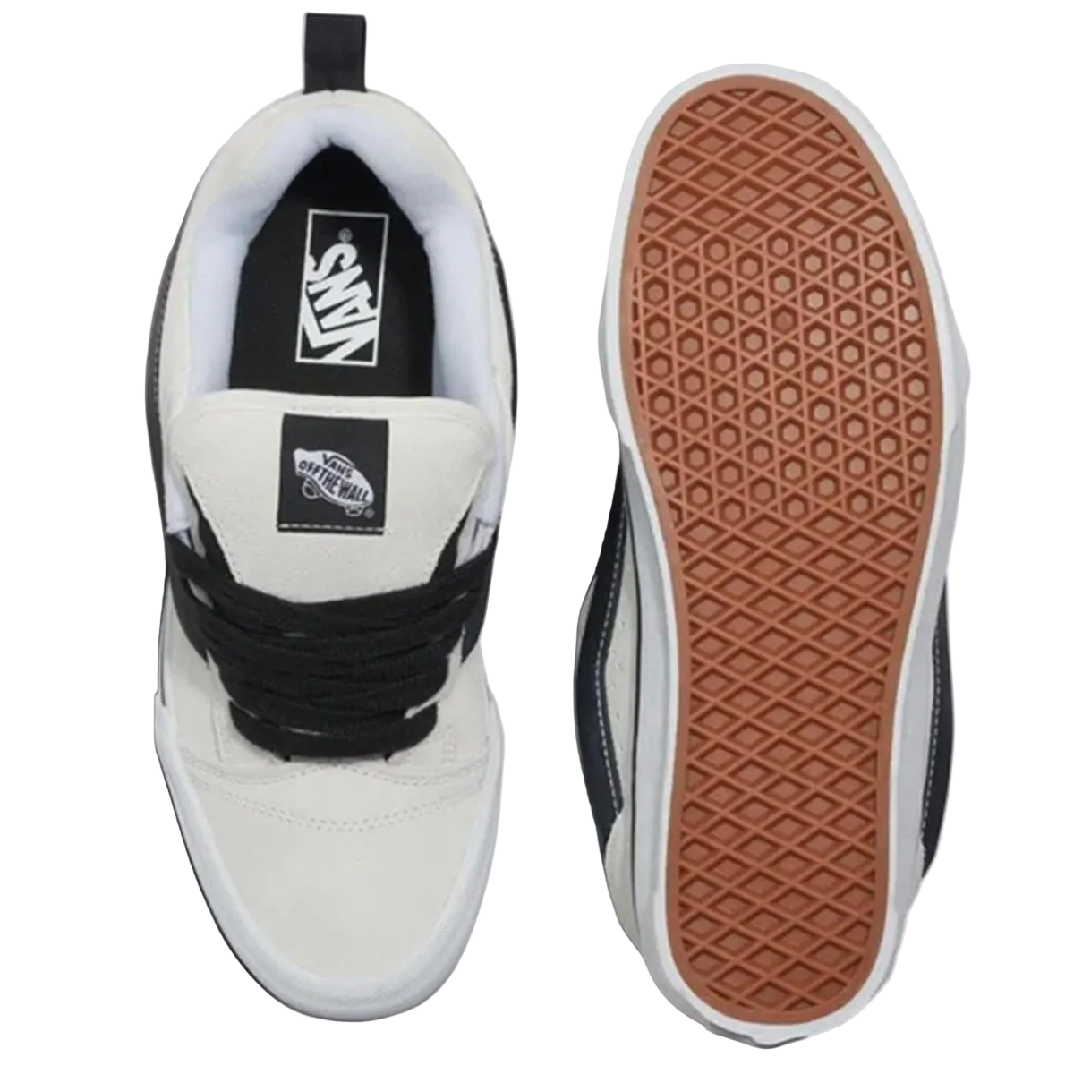 Vans Knu Skool Suede Men's Shoe White/Black
