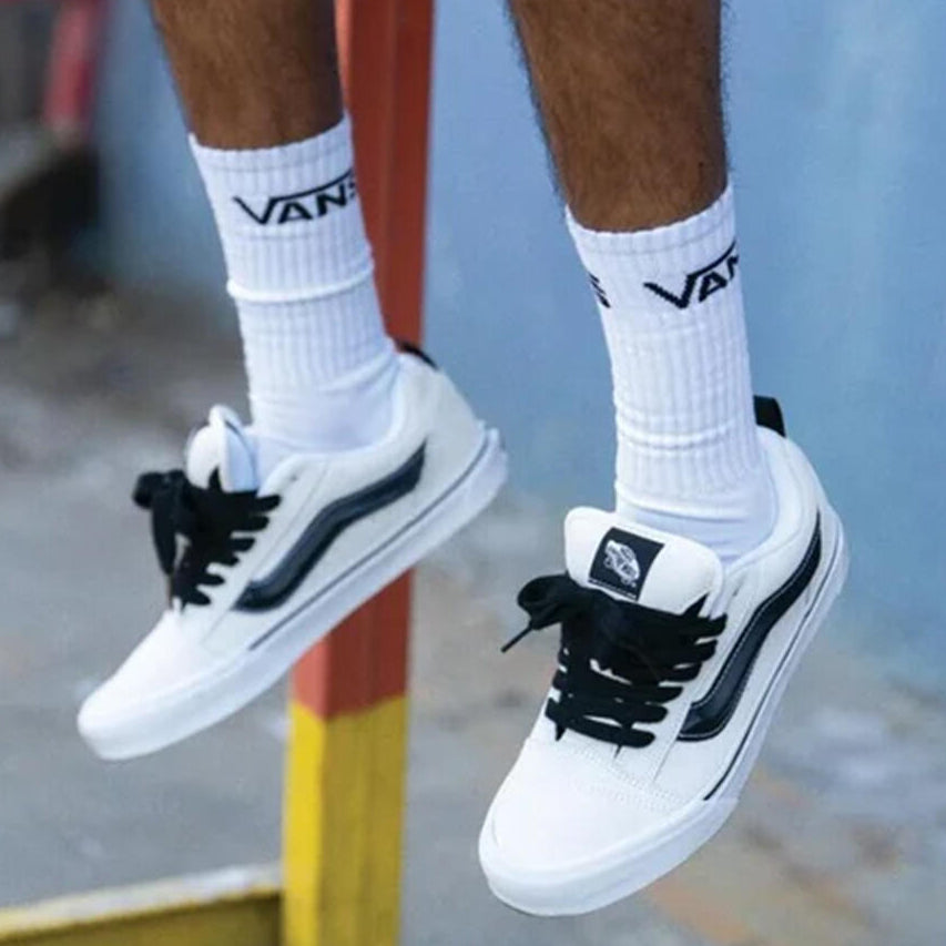 Vans Knu Skool Suede Men's Shoe White/Black